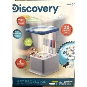 Discovery Kids Art Projector: Projects Art On Walls And Ceilings Brand New